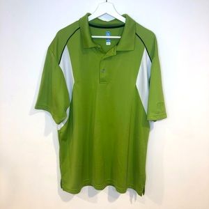 PGA TOUR Mens Green Golf Polo Shirt
